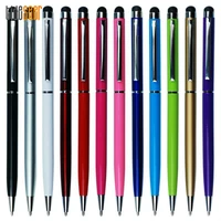 100pcs new ballpoint pens touch screen stylus pen useful 2 in 1 design tablet pencil for ipad iphone xiaomi smart phone