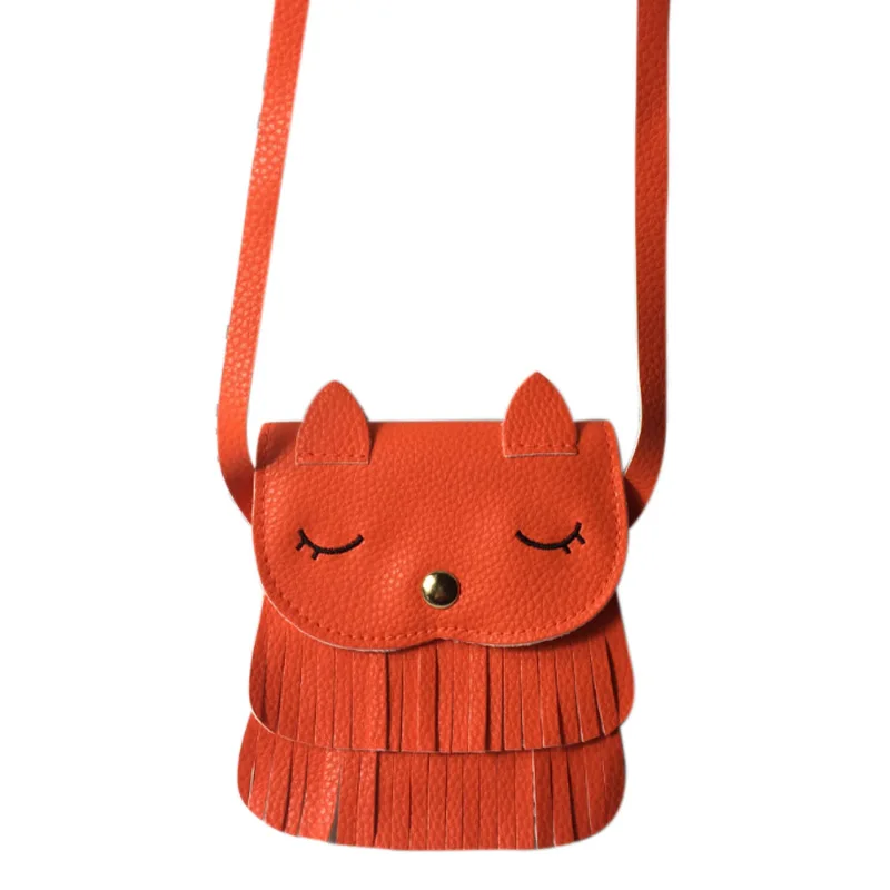 Милая маленькая сумка-мессенджер на плечо с кисточкой для девочек маленькие