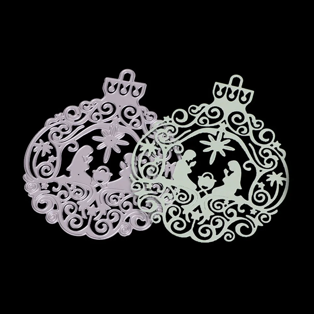 Рождественский орнамент металлические резные штампы DIY Скрапбукинг ремесла