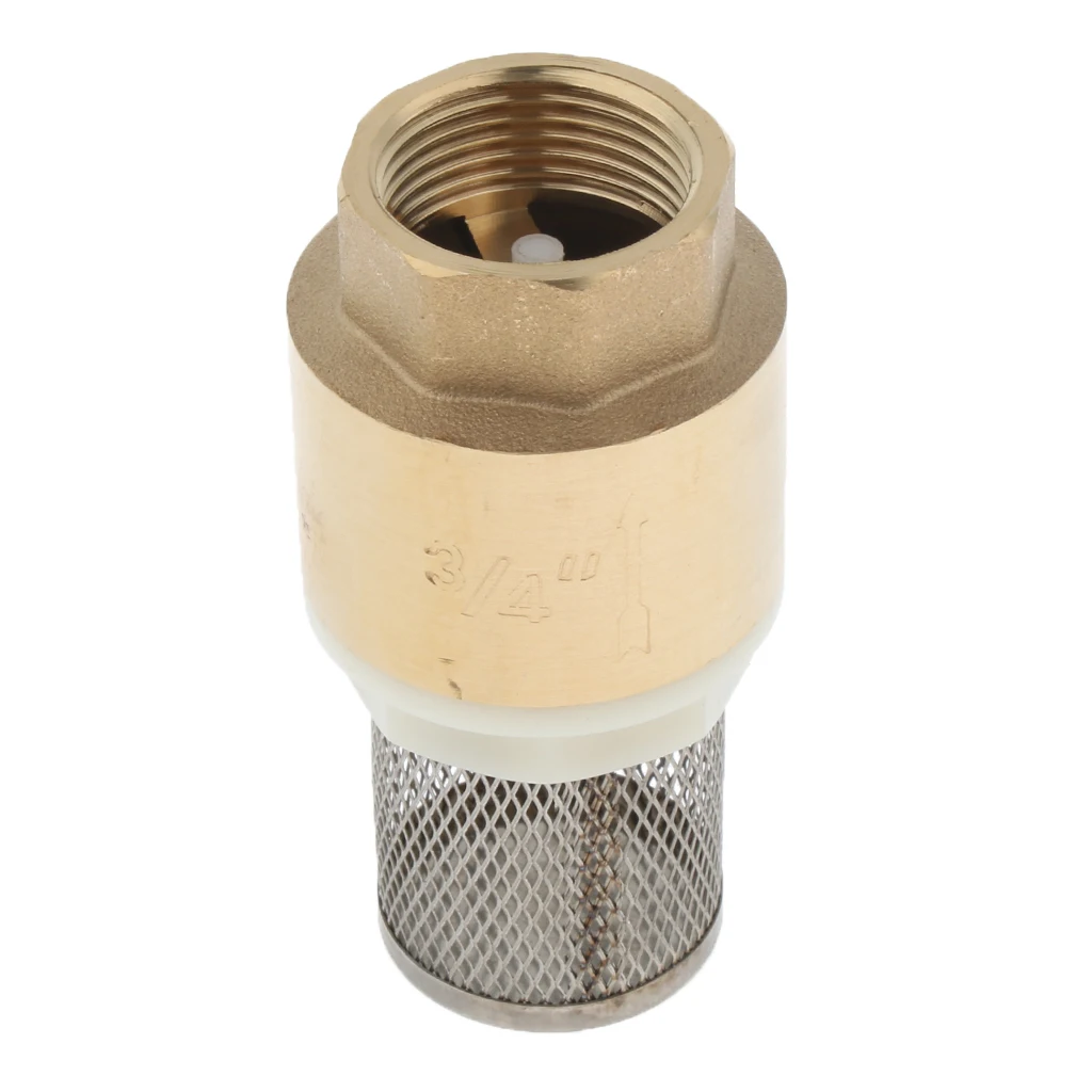 Brass Foot Valve Mesh Check With Strainer Filter Installed at a pump or the bottom of pipe line | Дом и сад