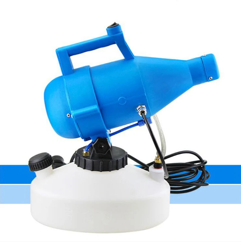 110/220V 4.5L Electric ULV Fogger Sprayer 1200W Portable Hotels Residence Community Office Industrial Disinfection Sterilizat