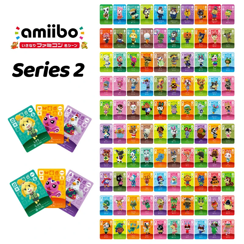 Animal Crossing Amiibo Card Cards Series 1/2/3/4 Work for NS Games（001 to 400）Amiibo Locks Nfc seeds |