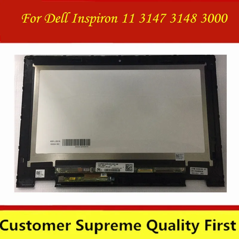 11 6 &quotЖК-сенсорный экран стекло дигитайзер в сборе для Dell Inspiron 3147 3148 3000 LP116WH6 SPA2 с