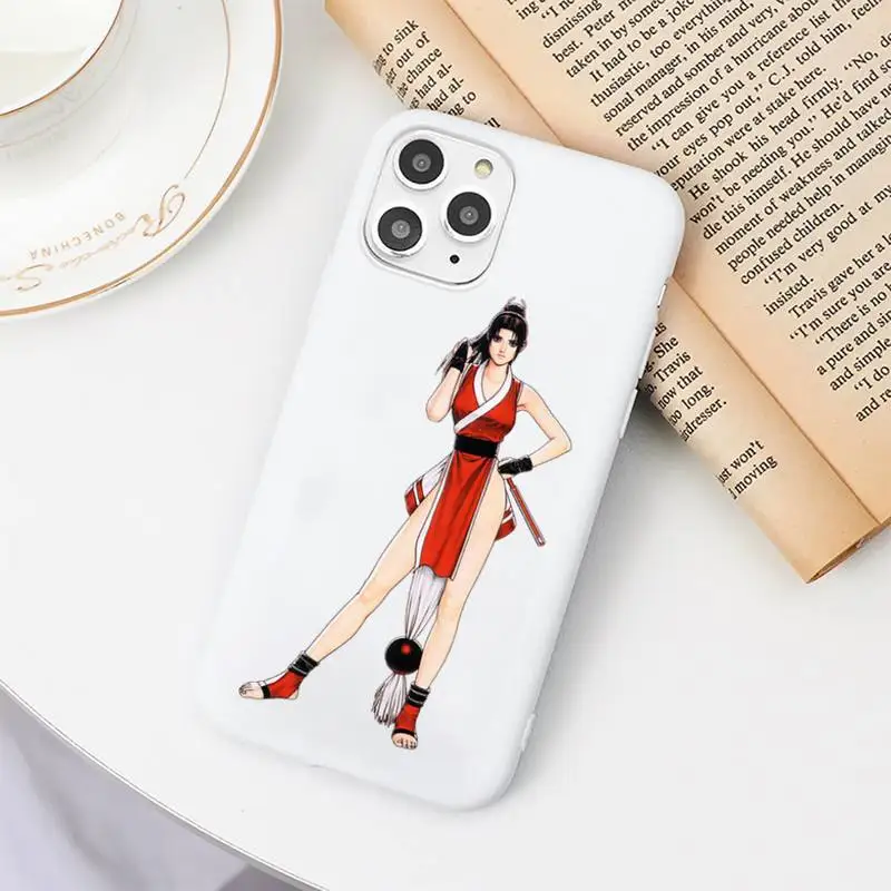 

Female ninja Mai Shiranui Phone Case Candy Color for iPhone 6 7 8 11 12 s mini pro X XS XR MAX Plus