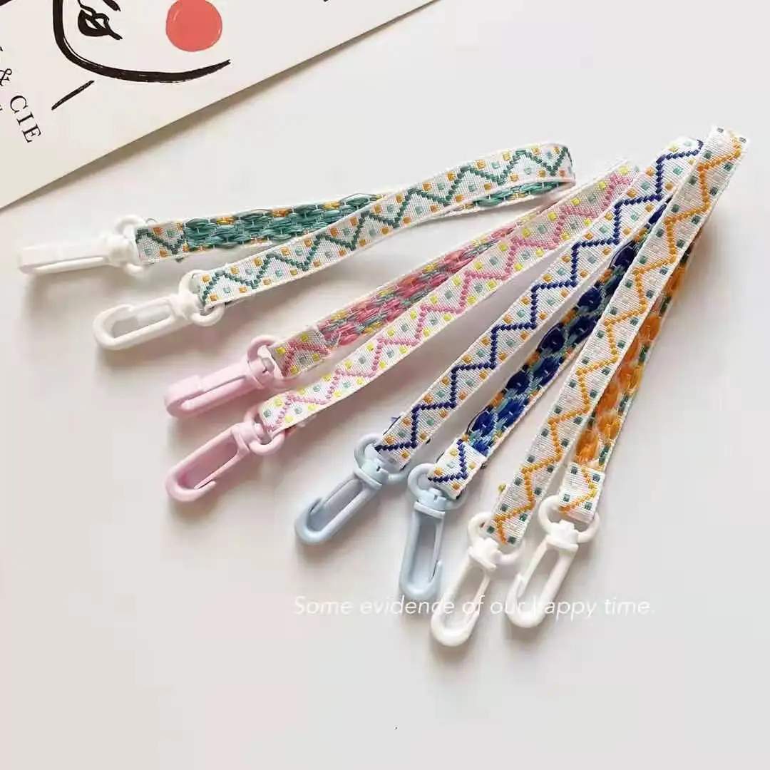 

New creative candy dyed ribbon lanyard necklace glasses chain earphone chain mask belt