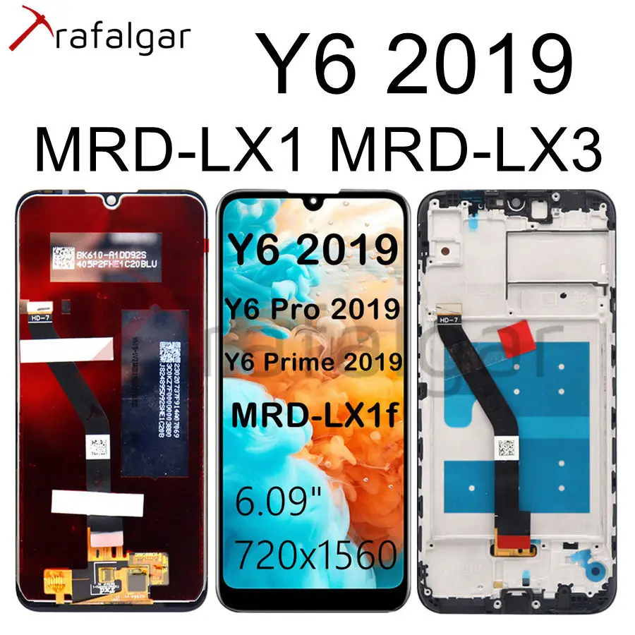 Для huawei Y6 ЖК-дисплей сенсорный экран с рамкой Замена для huawei Y6 Pro Y6 Prime ЖК-экран MRD-LX1f LX3