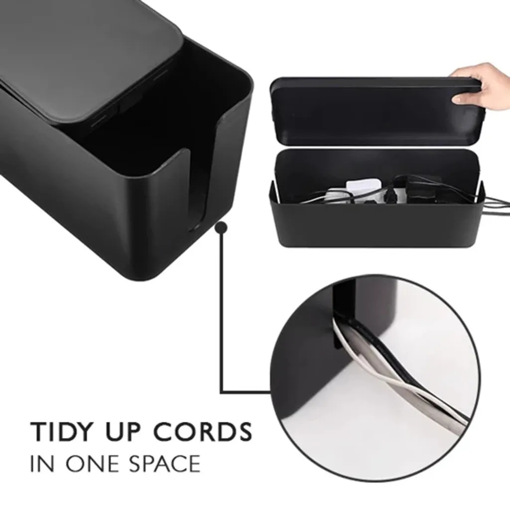 Беспроводной Wi Fi роутер коробка для хранения кабель Разъем Питания Провод