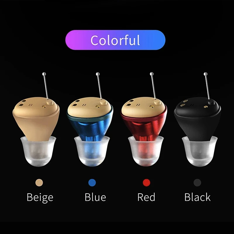 4 Каналы лучший цифровой Перезаряжаемые слуховой аппарат Невидимый наушники с