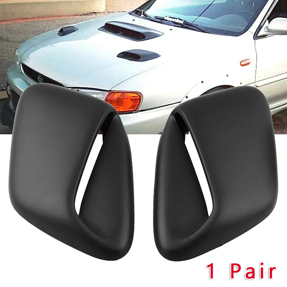 1 пара Vent Cover автомобильный чехол матовый черный для Subaru Impreza GC8 STi|Защита от