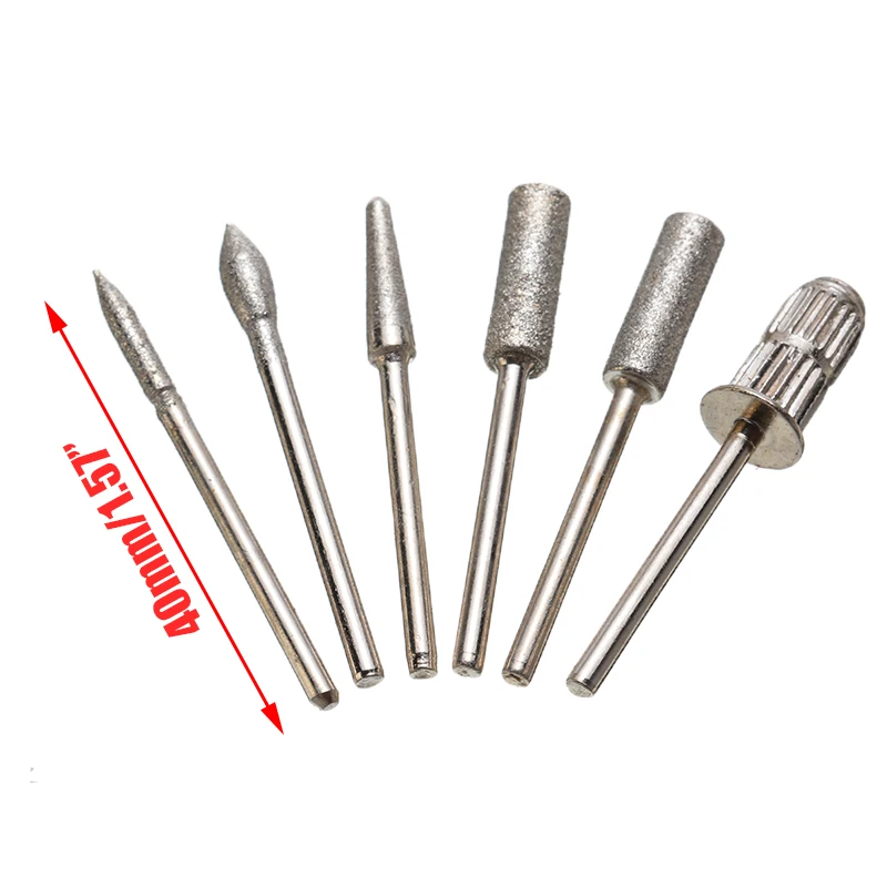 Фрезы для маникюра и педикюра электрические сверла ногтей 12 шт./набор аксессуары