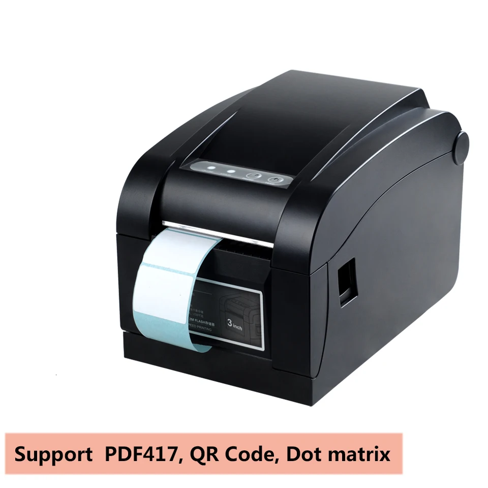 ITPP030 80 мм 3 дюймов принтер для тепловой печати штрихкодов-ярлыков Serial+ USB+ Ethernet Порты и разъёмы совместимый ESC/POS