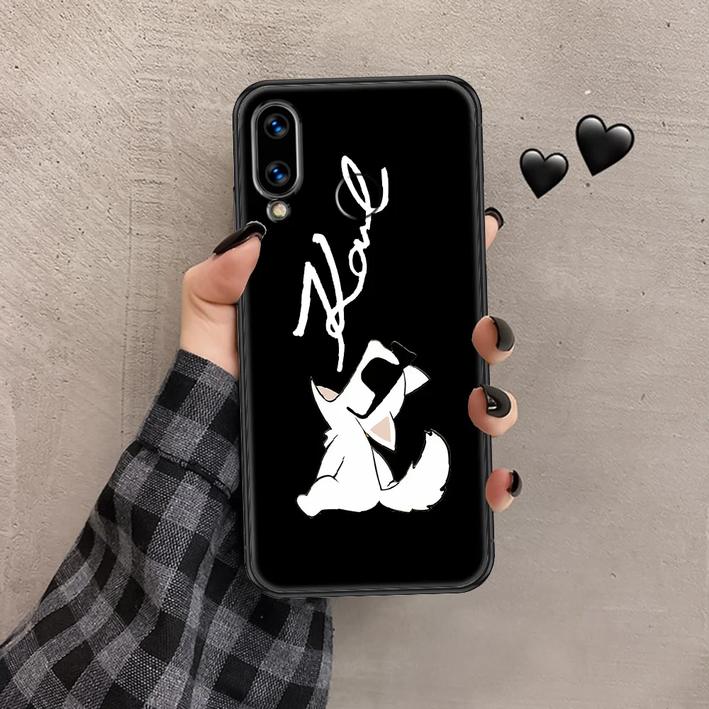 

Famouse Fashion Lagerfelds Phone case For Huawei P Mate P10 P20 P30 P40 10 20 Smart Z Pro Lite 2019 black art waterproof fashion
