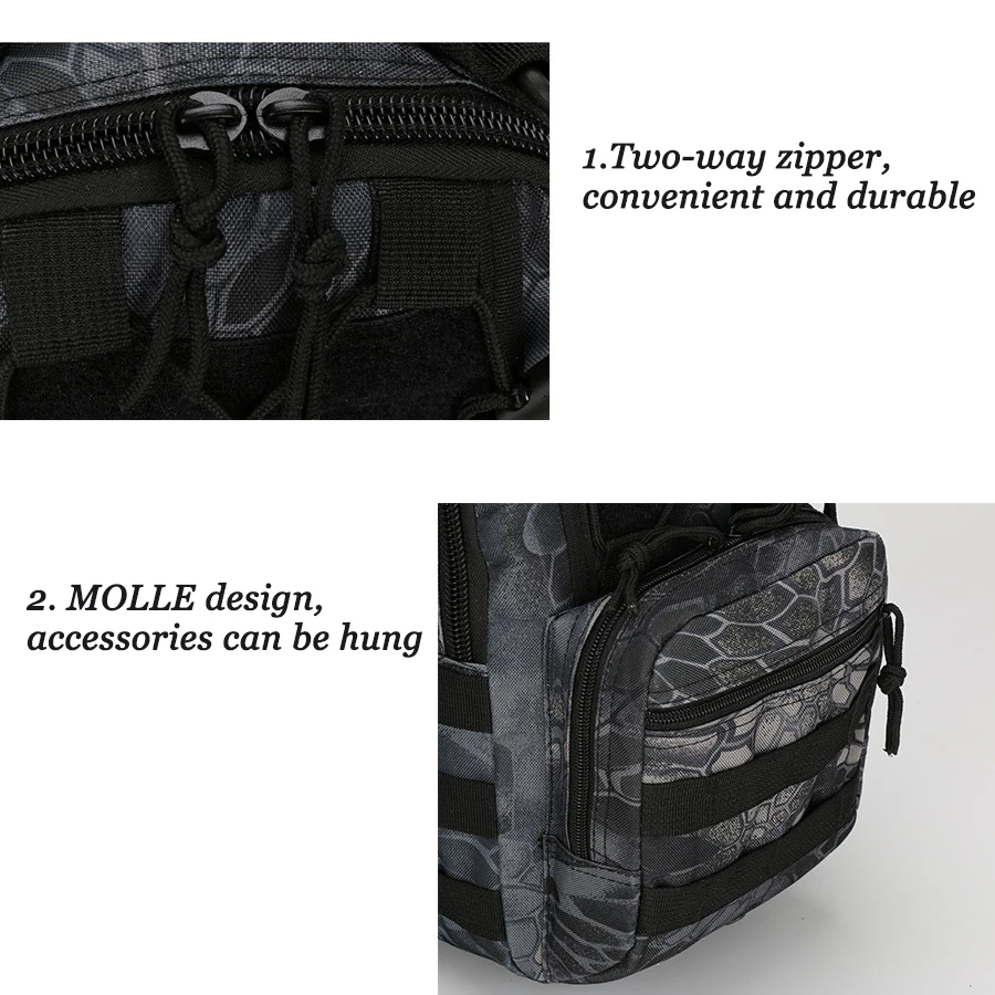 Военная Тактическая Сумка Molle, сумка на плечо, для спорта на открытом воздухе, для походов, кемпинга, рыбалки, походов, охоты, портативная дорожная сумка для инструментов
