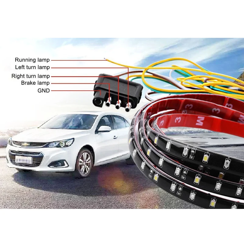 Ленсветильник светодиодная для задних ворот водонепроницаемый хвостовик 60