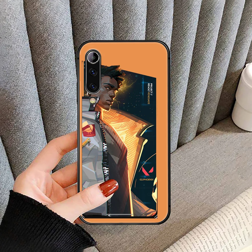 

Popular Shooting Game Valorant Phone Case cover For XIAOMI redmi note K 4 5 6 7 8 9 10 20 30 3 A X Pro ultra black cover pretty