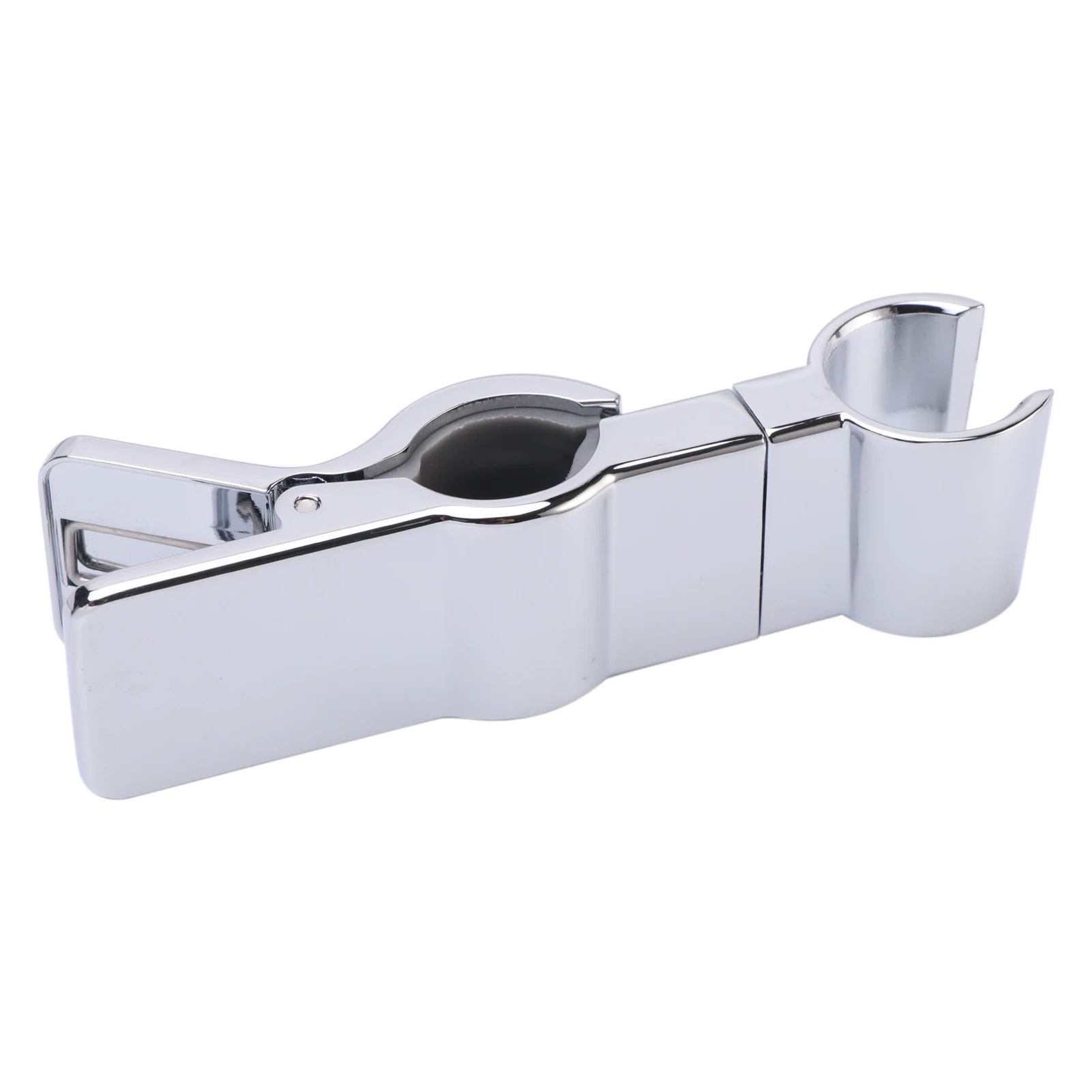 

Practical Adjustable Height Shower Head Holder Zinc Alloy Easy Install Durable Replacement Pipe Buckle Fixed Bathroom Tools