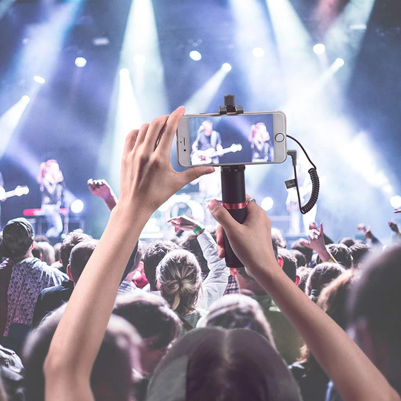 Микрофон Comica для смартфона петличный микрофон с отворотом 6-канальная Uhf