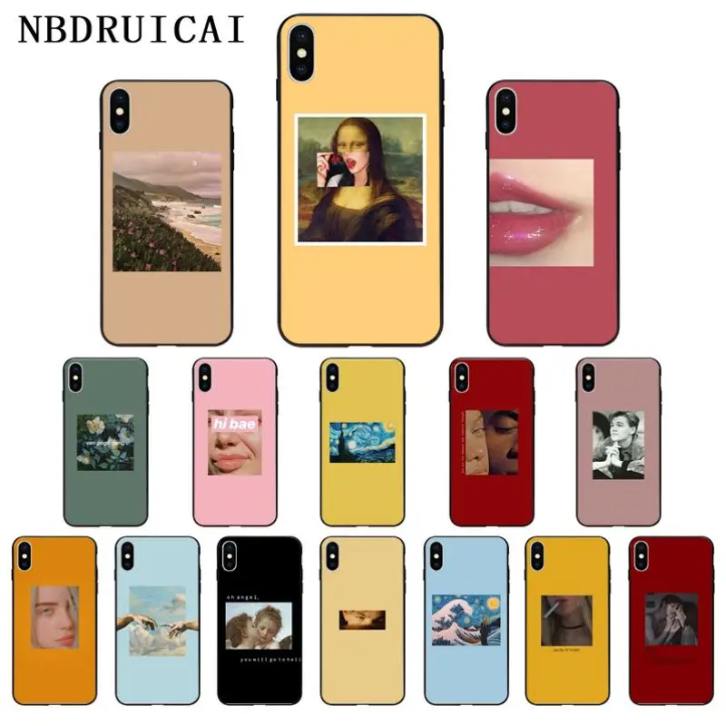 NBDRUICAI чехол для телефона с изображением прекрасного искусства Ван Гога Моны Лизы