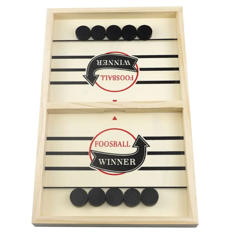 

2022 New Family Games Table Ice Hockey Catapult Chess Parent-child Interactive Toy Fast Sling Puck Game for Children