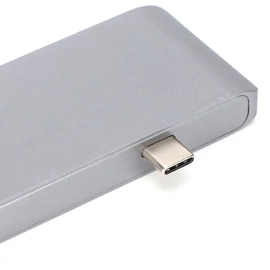 Адаптер концентратор 6 в 1 Type C к 4K x 2K 1080P USB3.0 /TF карта адаптер портов cx1 USB 3 0x2 SDx1 Micro