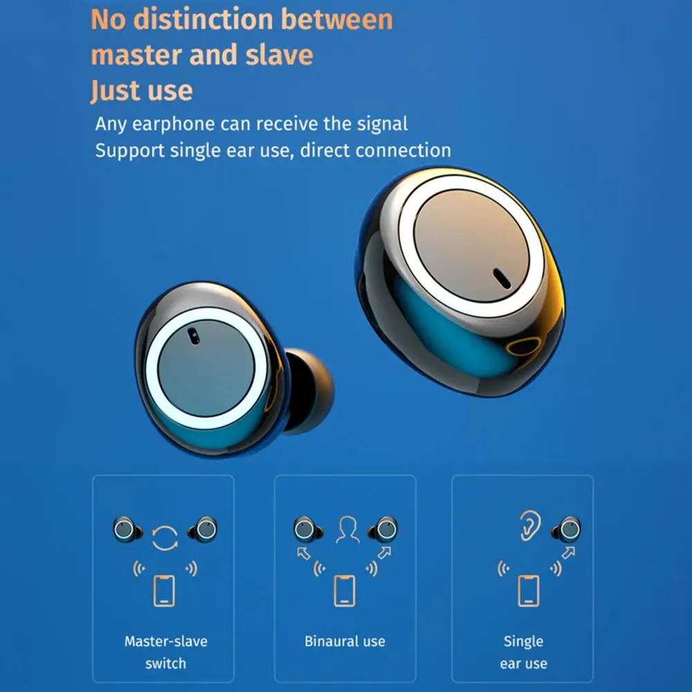 50% Off F9-3 Bluetooth наушники цифровой Дисплей стабильная передача эргономичный