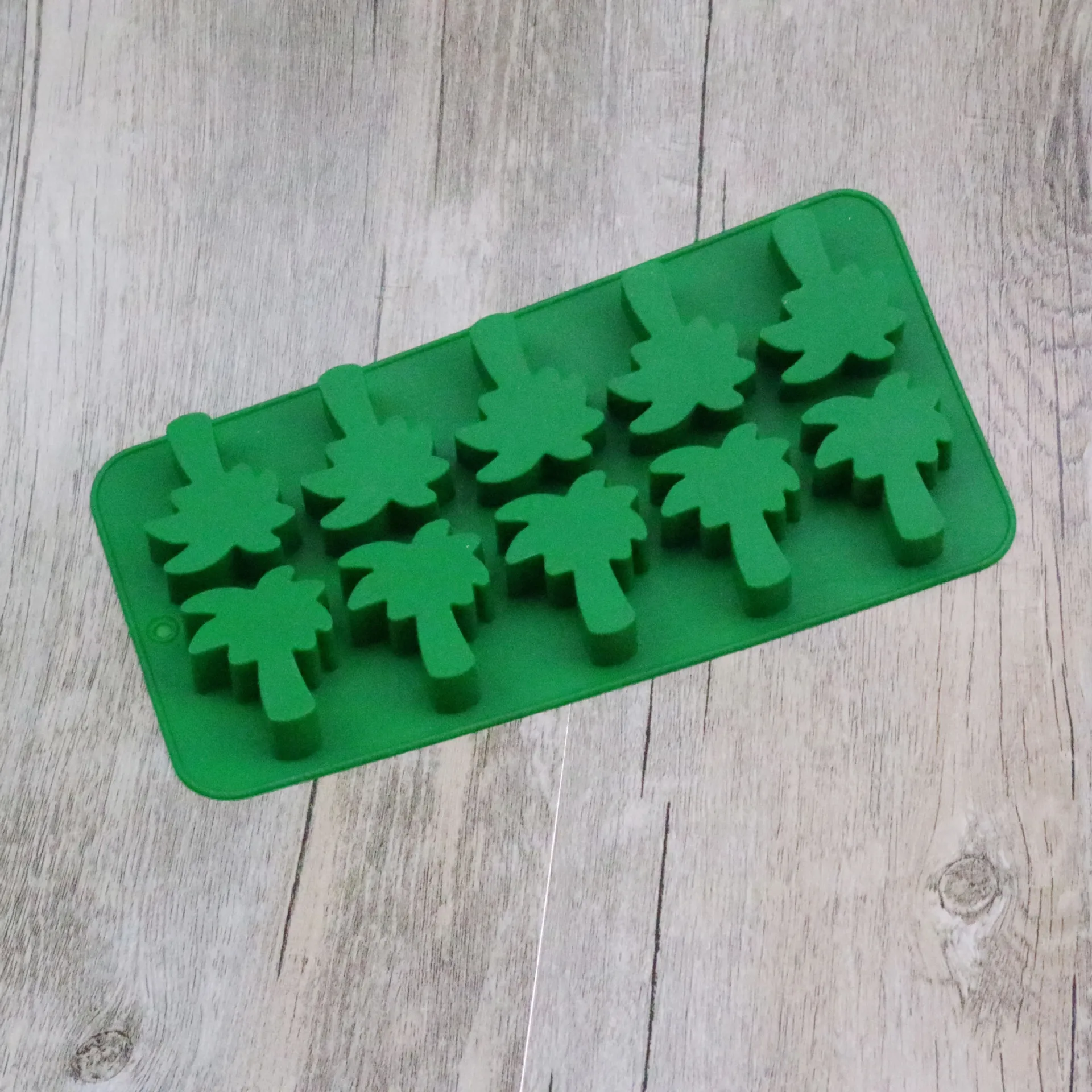 Силиконовая форма для шоколада с кокосовой пальмой кокосового пудинга льда