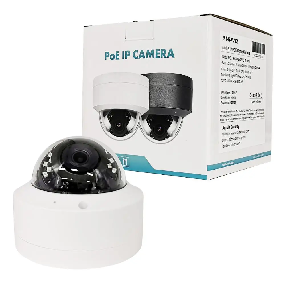 Anpviz Hikvision совместимая 3MP купольная IP-камера POE наружная с аудио IP66 камера