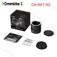 commlite cm met nz extension tube aluminum alloy automatic macro for nikon z mount cameras lenses 26mm 36mm