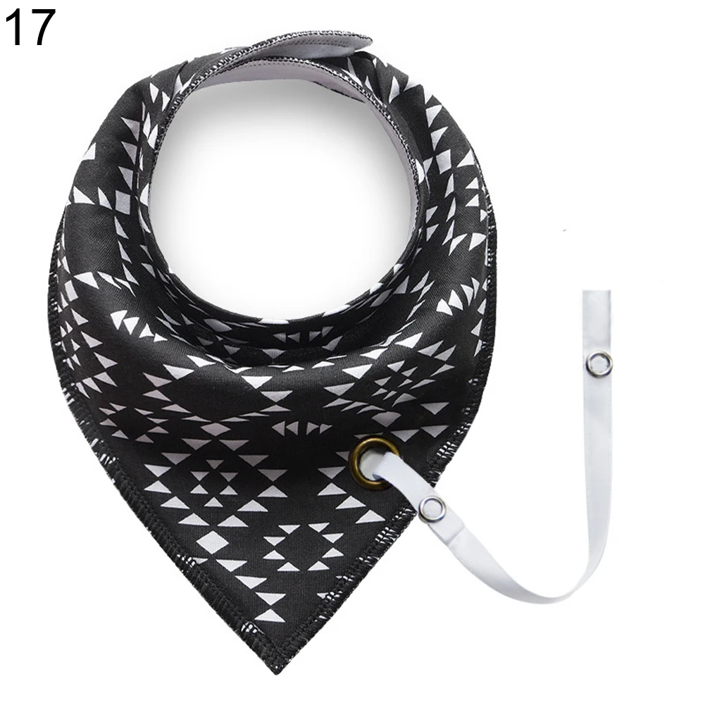 Baby Bibs Boys Accessories Newborn Girls Burp Bandana Cotton Soft Toddler Triangle Scarf Infant Saliva Towel With Pacifier Clip | Мать и