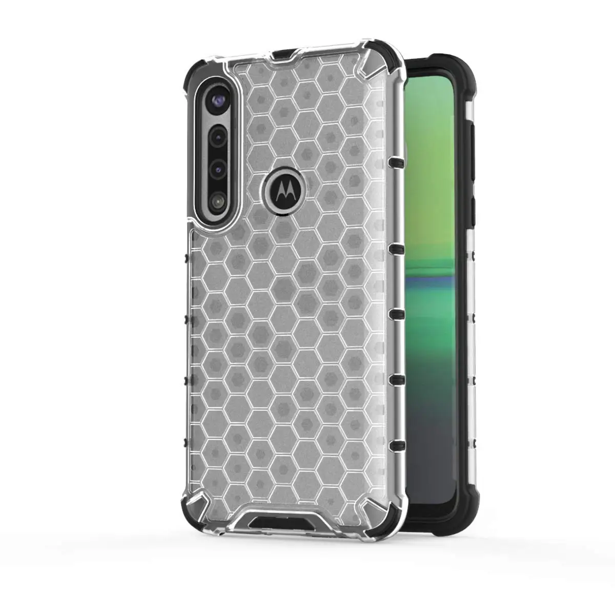 Чехол для Motorola Moto One Macro Силиконовый противоударный усиленный жесткий защитный