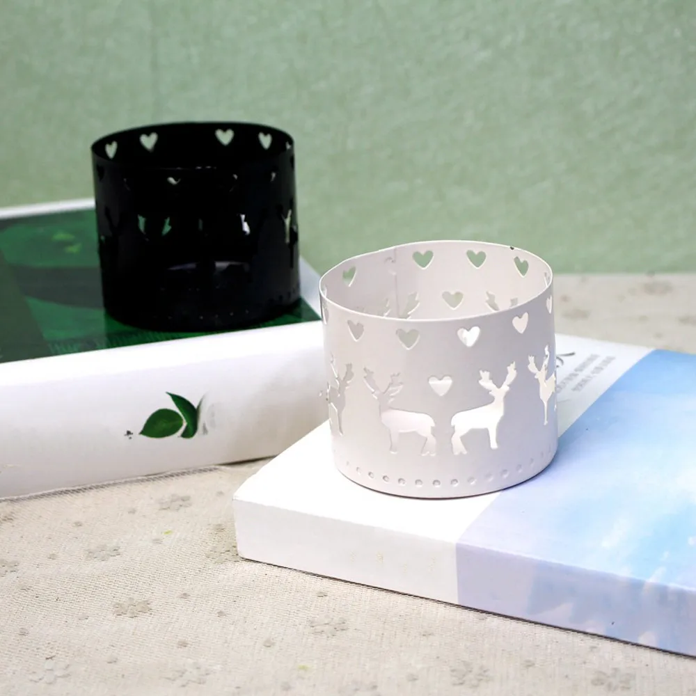 2019 Новый Xms полый подсвечник креативный Рождественский Декор для вечеринки