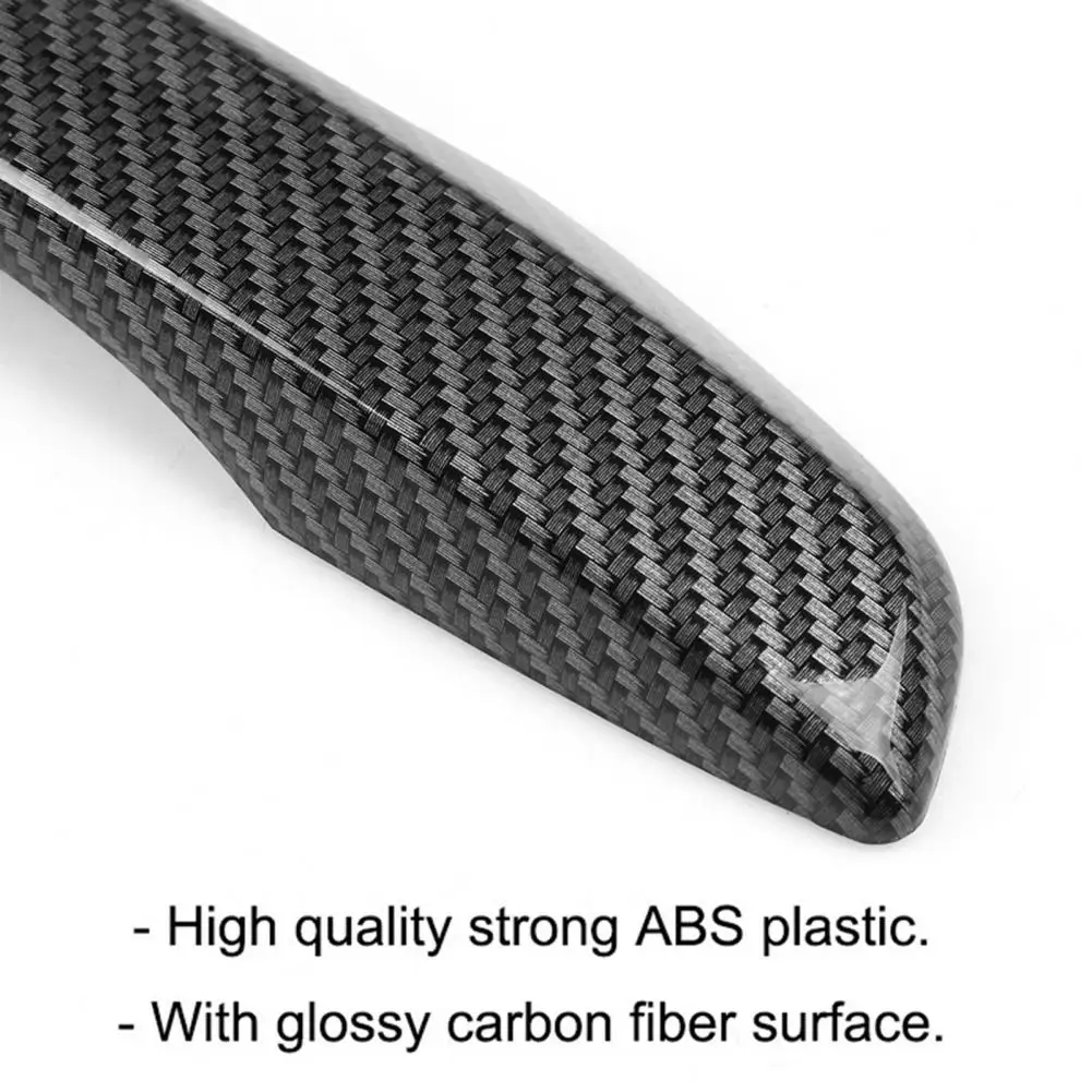 

30% Dropshipping!!8Pcs/Set Carbon Fiber Car Door Handle Cover Trim for Honda Civic 2016-2021