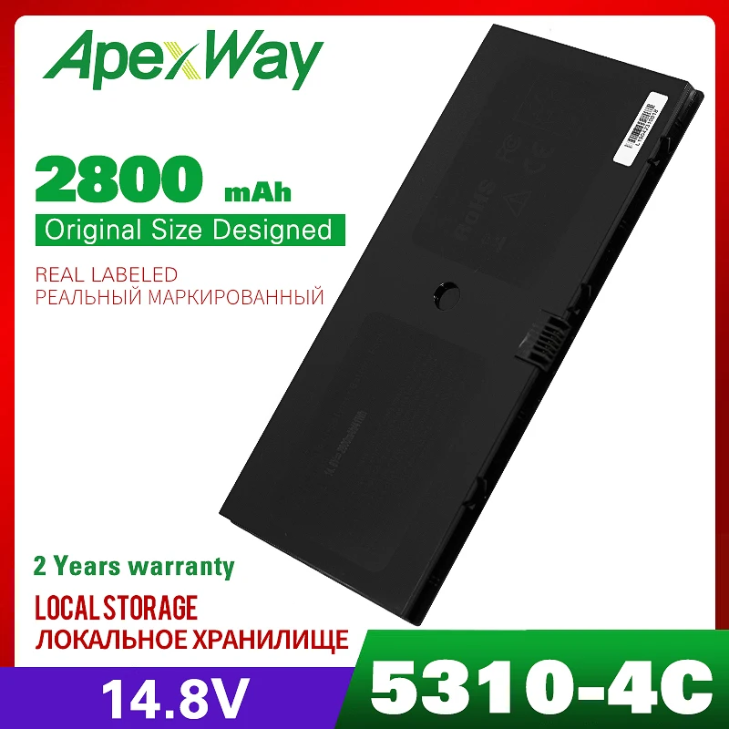 

Apexway Laptop Battery For HP ProBook 5310m 5320m 580956-001 538693-271 HSTNN-SBOH HSTNN-DB0H HSTNN-C72C 538693-961 FL04 2800mAh