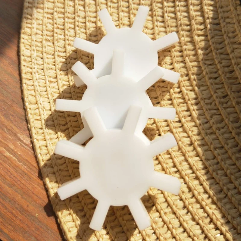 Магнитная мешалка 3 шт./компл. магнитная из ПТФЭ в форме шестерни|Лабораторные