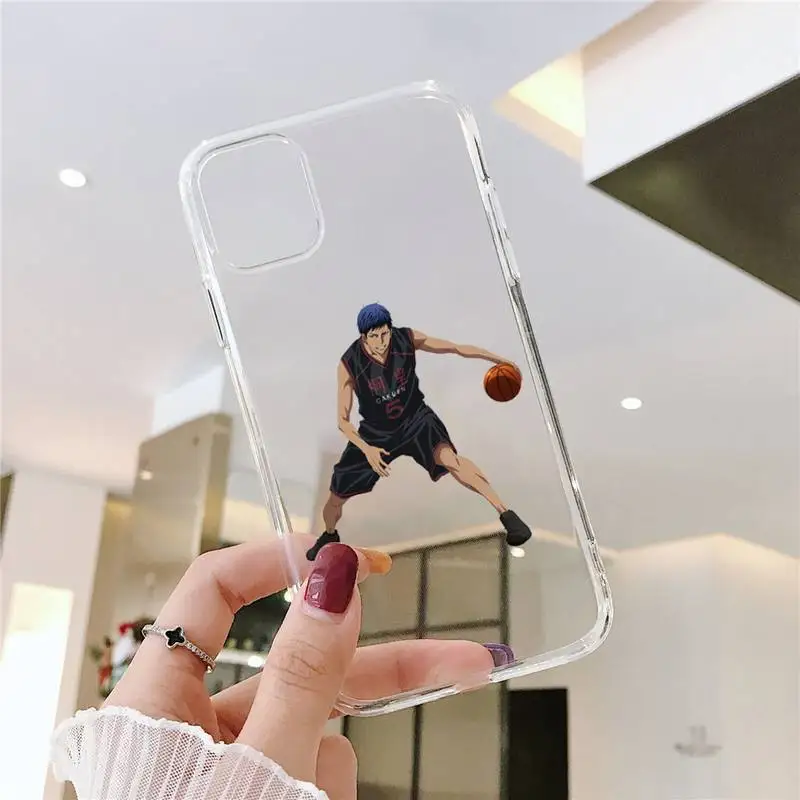 

Kurokos Basket boy Phone Case Transparent for iPhone 6 7 8 11 12 s mini pro X XS XR MAX Plus SE cover funda