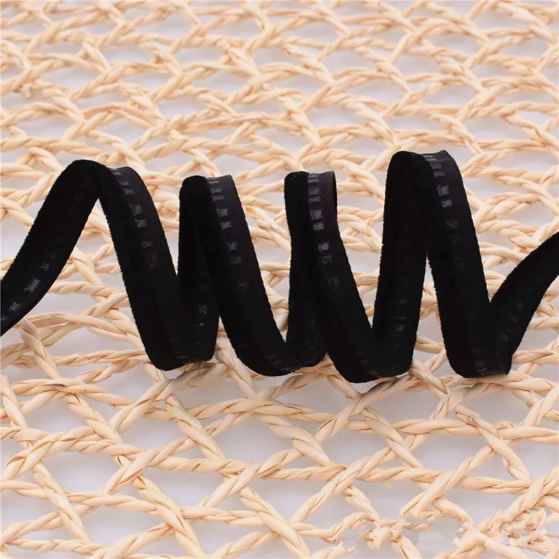 10 мм Высокое качество косой трубопроводов Флокированная нейлоновая мастер лента