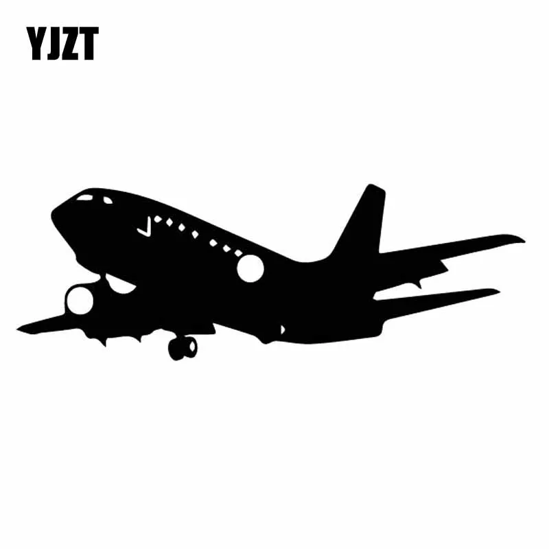 YJZT 15 4 см * 5 Модные босоножки Гражданская авиация силуэт виниловые наклейки в виде