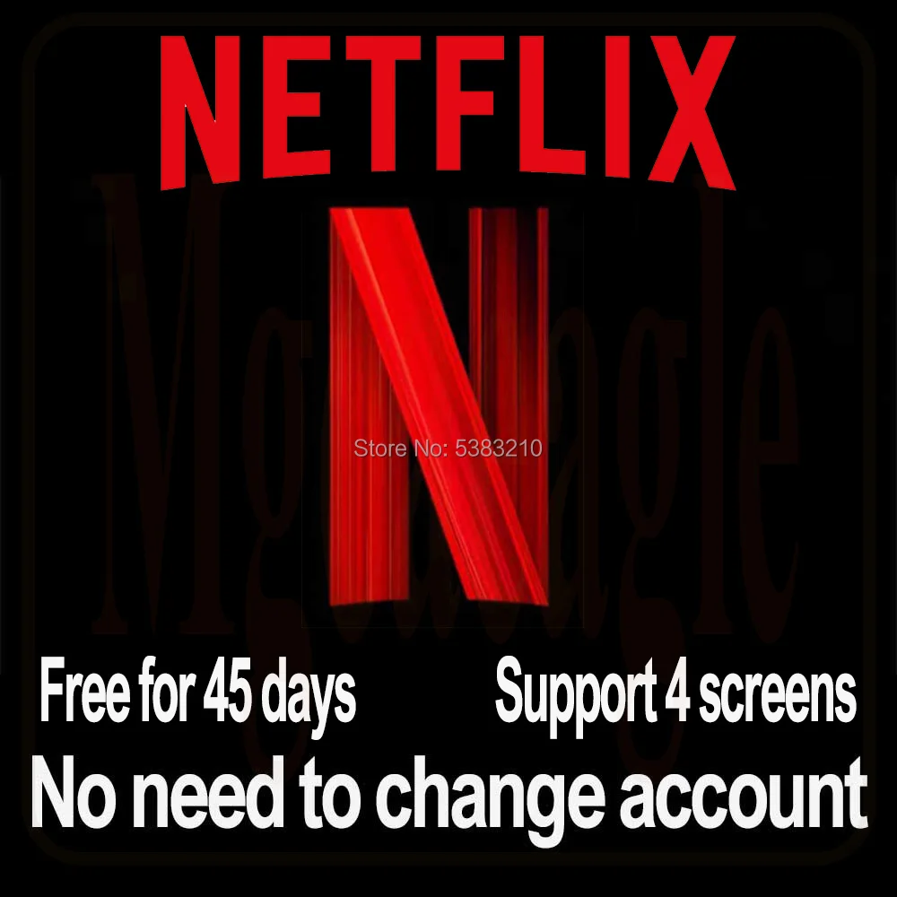 Новое поступление,, 45 дней, учетная запись Netflix, 4 K, Премиум класс, Ultra HD, план, поддержка 4 экранов для Smart tv s Phone, tv Box, Android IOS