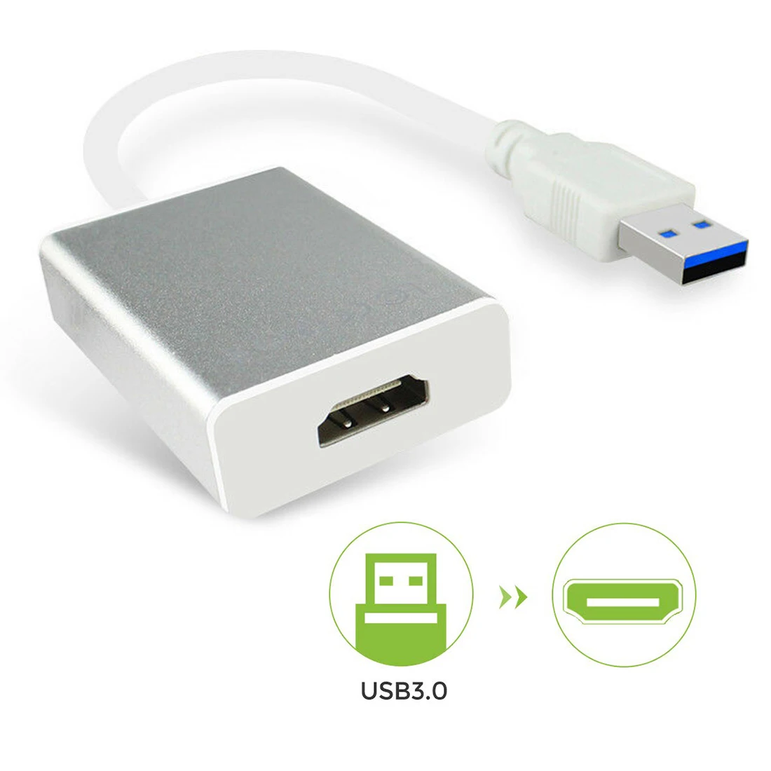HD 1080P USB 3 0 конвертер HDMI-совместим для ПК ноутбука TV внешняя Видеокарта адаптер