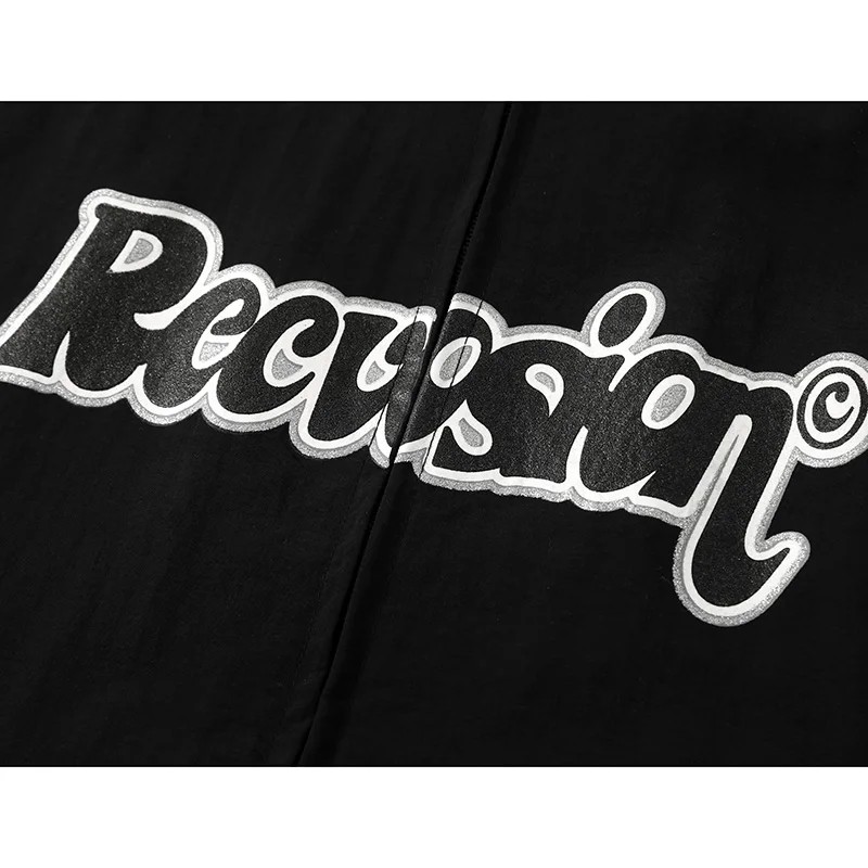 

Men Hip Hop Streetwear Vintage Jacket Letter Print Patchwork Harajuku Casual Jacket Windbreaker 2021 Spring Track Jacket Zipper