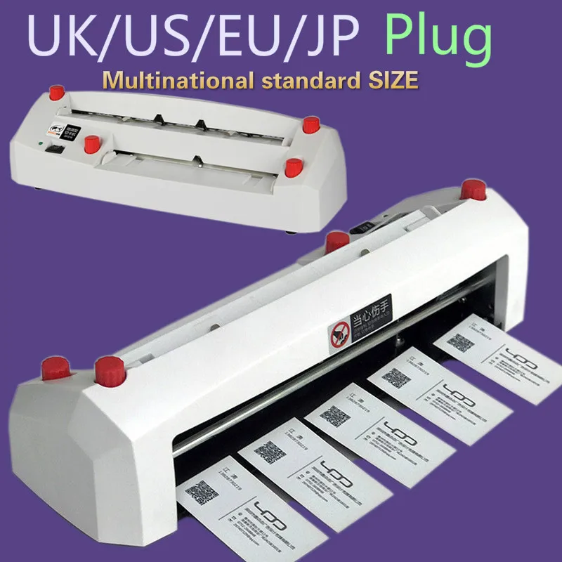 SK316 Automatic Electric Business Card Slicer Fretting Adjustable Right Angle Multinational Standard Size 300g Name Cutter | Компьютеры и