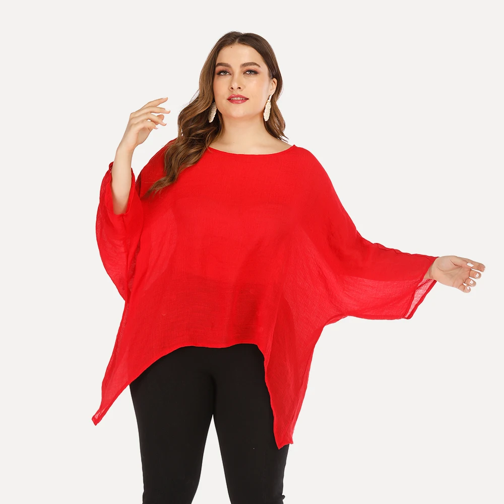 Винтажные женские блузки CHOUUMEA 5XL свободная элегантная повседневная женская