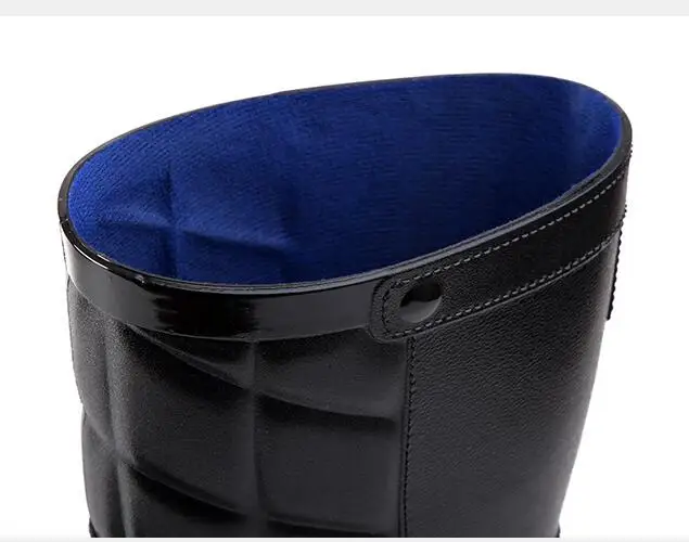 Сапоги Aleafalling мужские водонепроницаемые Классическая Кожаная обувь до середины