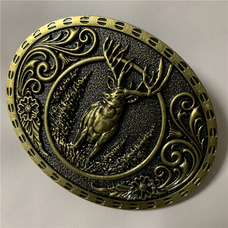 Пряжка для ремня мужчин и женщин металлический ковбойский ремень с овальным