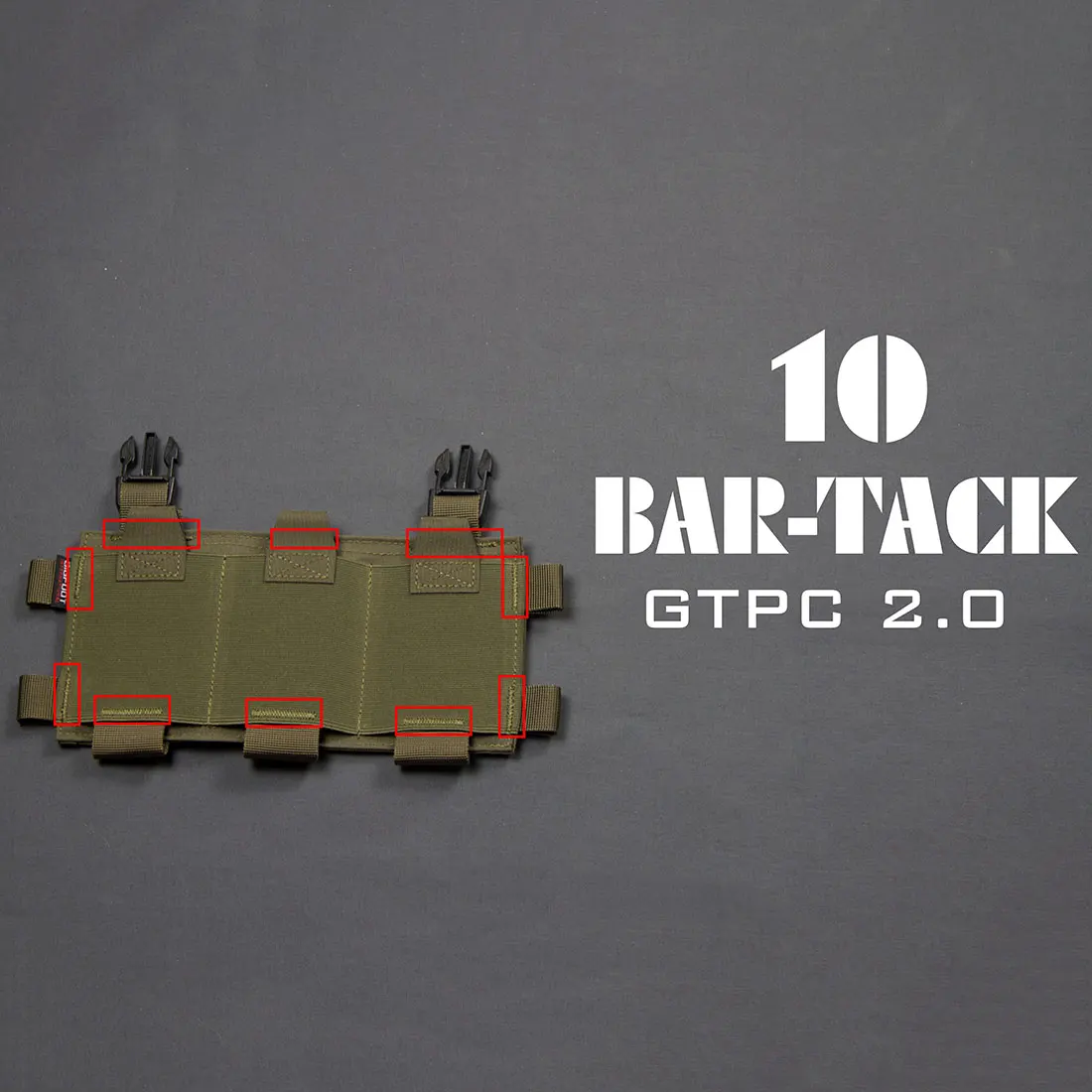 

BIGFOOT GTPC2.0 Pull Rope Version Quick Release Lightweight Tactical Vest Shooting Range Training Vest - RG