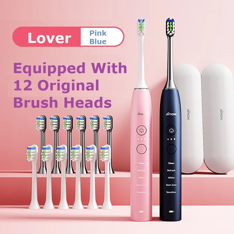JIMOK K2 Lover Style Electric Toothbrush Ultrasonic Sonic Electric Whitening Medical Technology Brushing