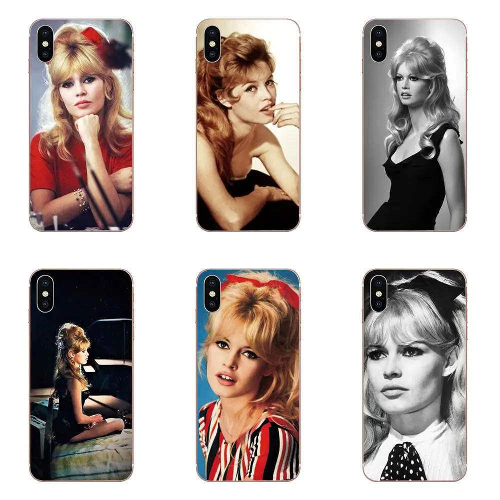Brigitte Bardot для Apple IPhone X XS Max XR 4 4s 5 5C 5S SE 6 6S 7 8 Plus Мягкий чехол из ТПУ