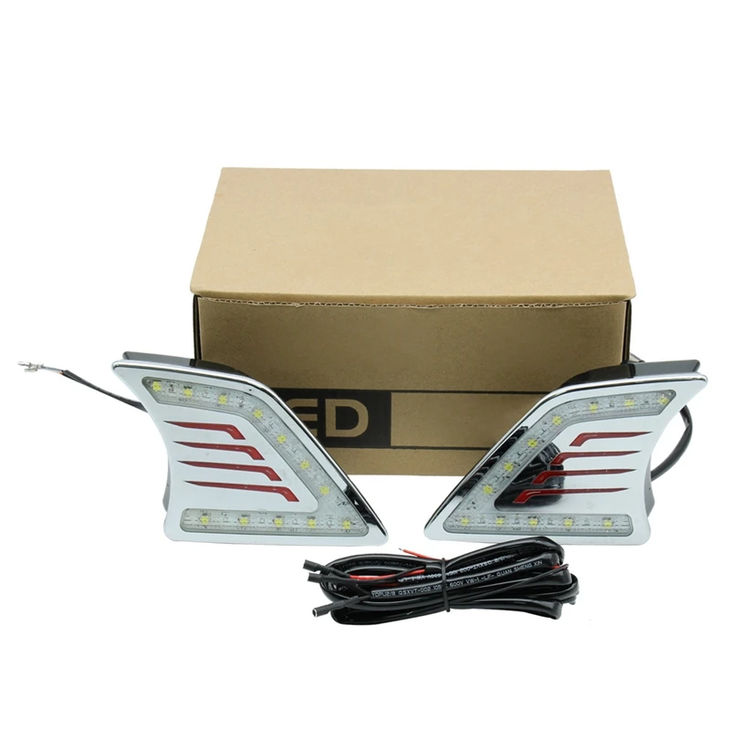 

DHBH-2Pcs for Toyota Hilux 2012-2015 Daytime Running Light Modified Corolla Fog Light LED Daytime Running Light