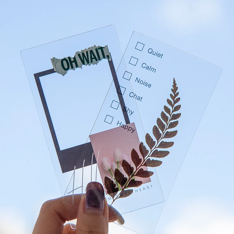 Коллаж с цветами и листьями 10 шт./лот прозрачный материал для домашних животных