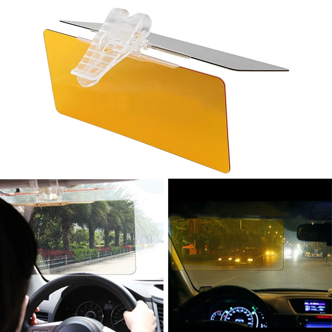 2 в 1 ослепительные солнцезащитные очки для автомобиля солнцезащитный козырек